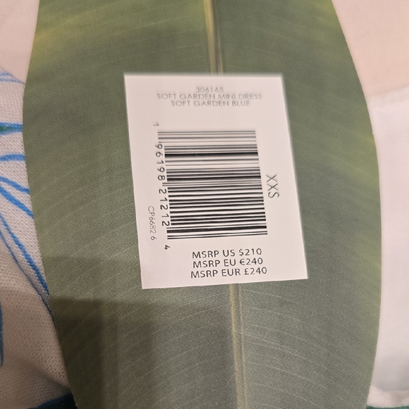 FARM Rio Vibrant Blue and Green Floral Dress - Picture 3 of 16